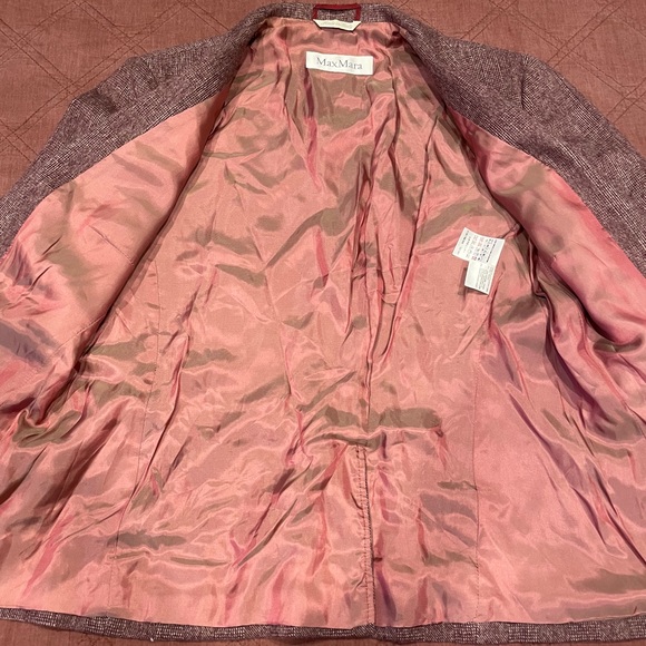 Max Mara Purple Blazer Size M - Picture 2 of 5